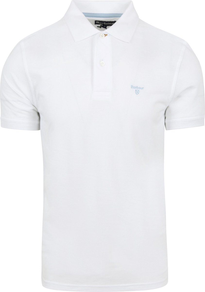 Barbour Poloshirt Wit