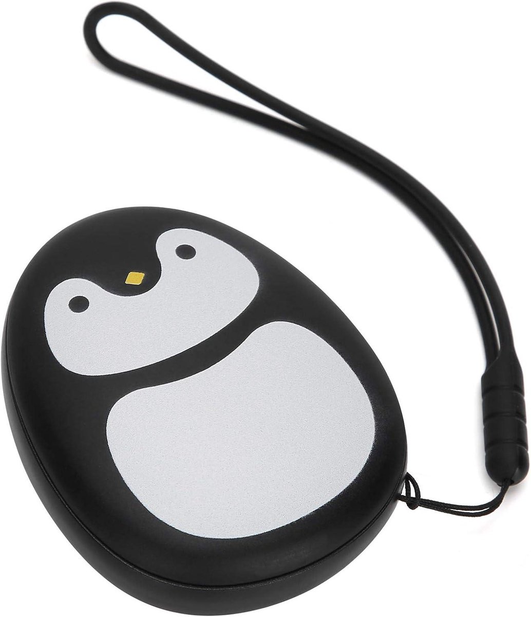 Elektrische handwarmer cartoon schattig draagbaar - USB powerbank 4000 mAh - USB-zakwarmer - pinguïn (zwart) . — cadeau in Gadgets - foto 7