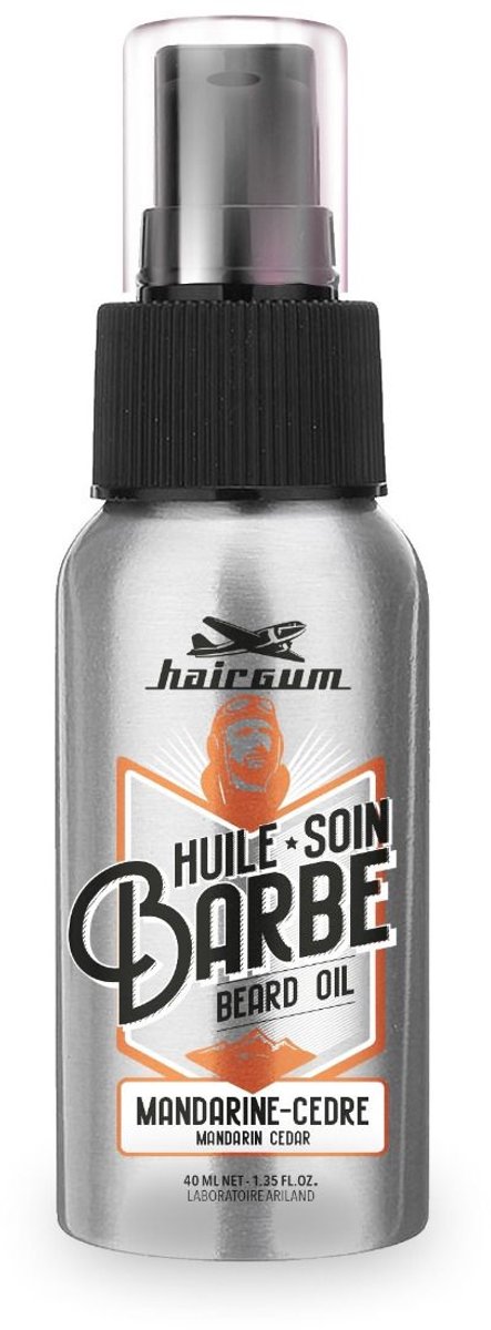 HAIRGUM BAARDOLIE - MANDARIJN-CEDAR  - 3 stuks