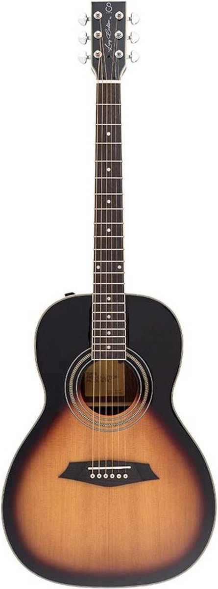 Sire Guitars A3PSVS Larry Carlton Parlour Massief Bovenblad Elektro-Akoestische Gitaar Vintage Sunburst