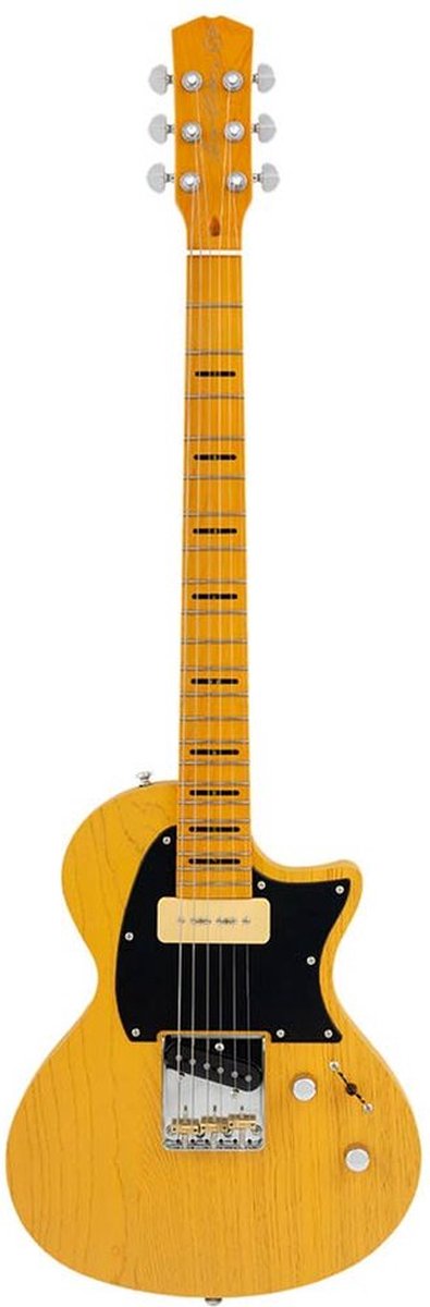 Sire I5T/BSB elektrische gitaar – T-Style, sandblasted swamp ash, Butterscotch Blonde, P90 pickups, locking tuners