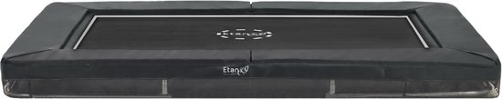 Etan® Premium Trampoline Inground - 281 x 201 cm - Grijs - Rond - UV-bestendig Randkussen - Max. Gebruikersgewicht 150 kg