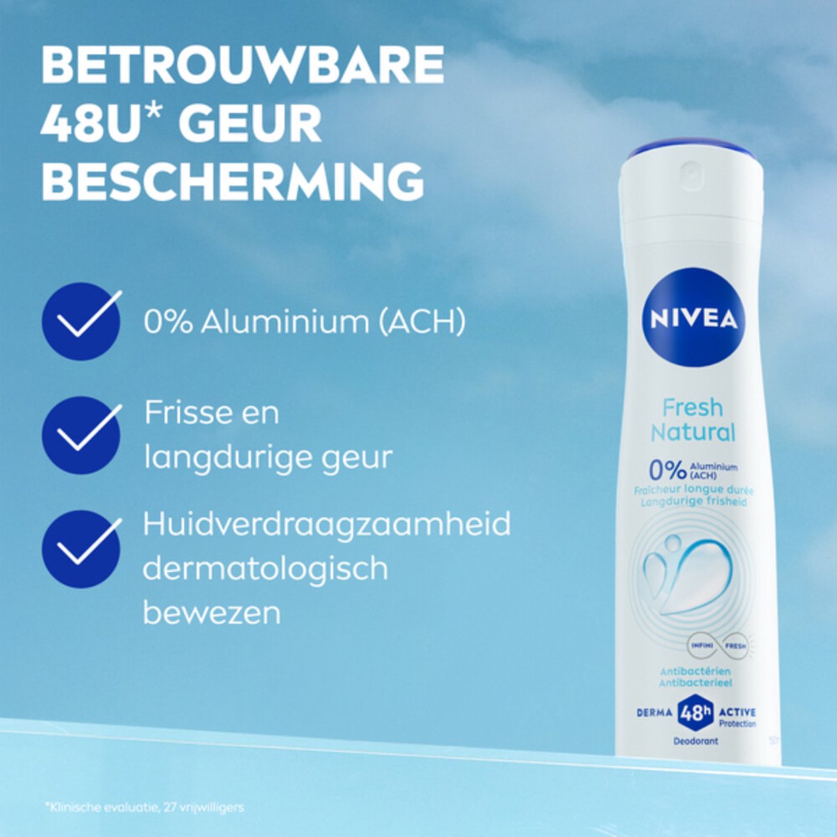 Goedkoopste Nivea - Deodorant - Spray - Fresh Natural - 150ml