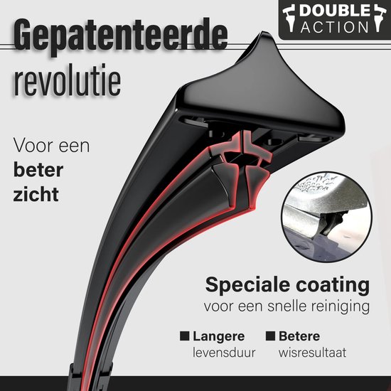 DoubleAction Ruitenwissers | Tesla Model 3, bj 09.2016 - heden