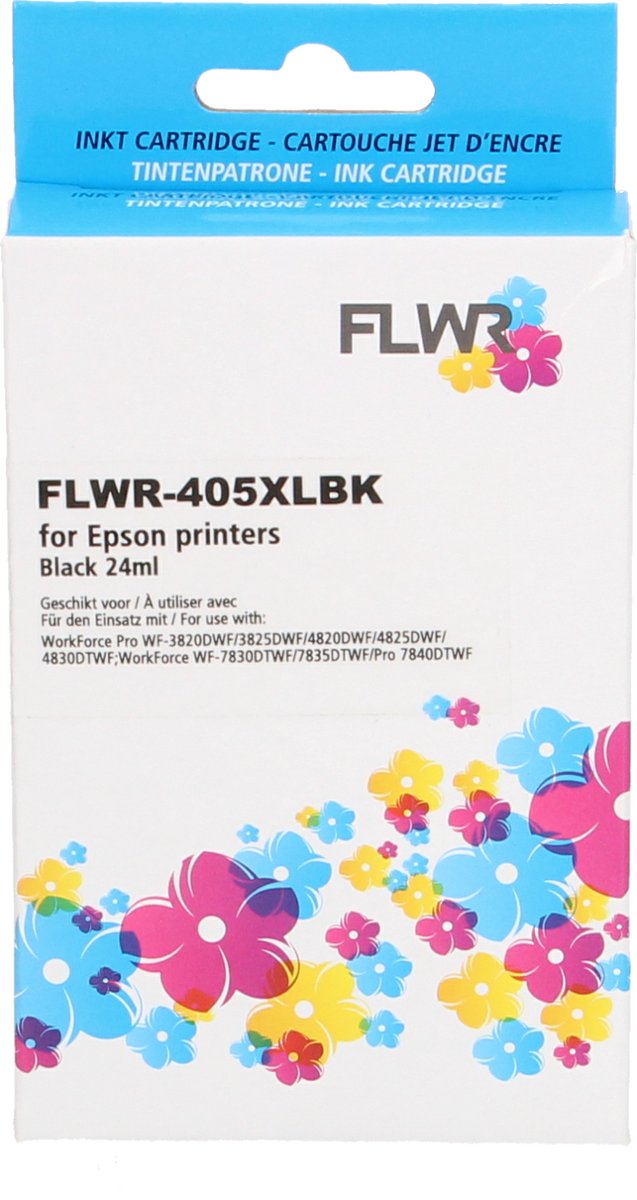 FLWR - Cartridges / Epson 405XL / zwart / Geschikt voor Epson
