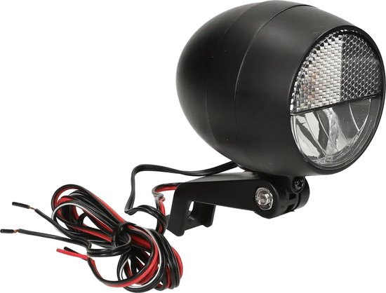 Fiets Cortina koplamp Amsterdam dynamo zwart