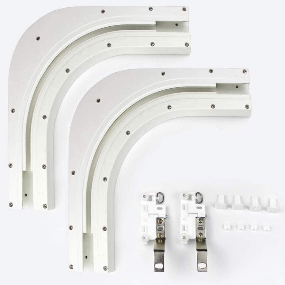 Slimme Gordijnrail met Accessoires - 90 Graden Buigset voor QL500 Model
