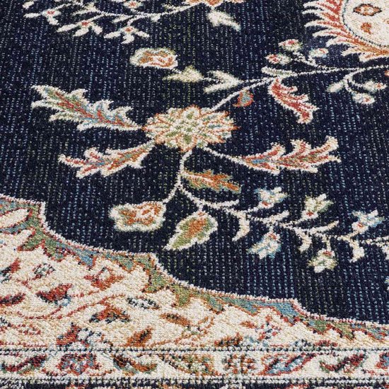 Tapis persan - Regal Victor bleu foncé 67x210 cm