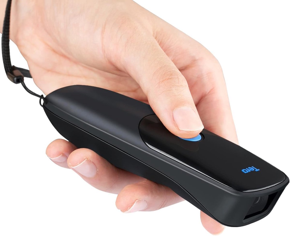 Draadloze en Bedrade 2D QR Streepjescode Scanner - 3 in 1 Bluetooth, USB en Draadloos