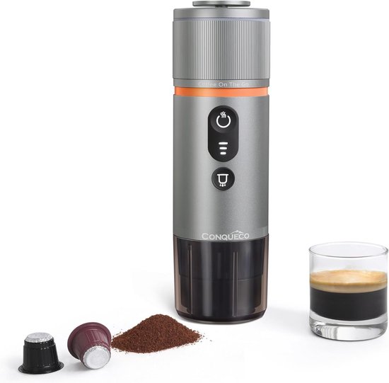 Draagbaar Koffiezetapparaat - Espressoapparaat voor in de Auto en Onderweg -... | bol