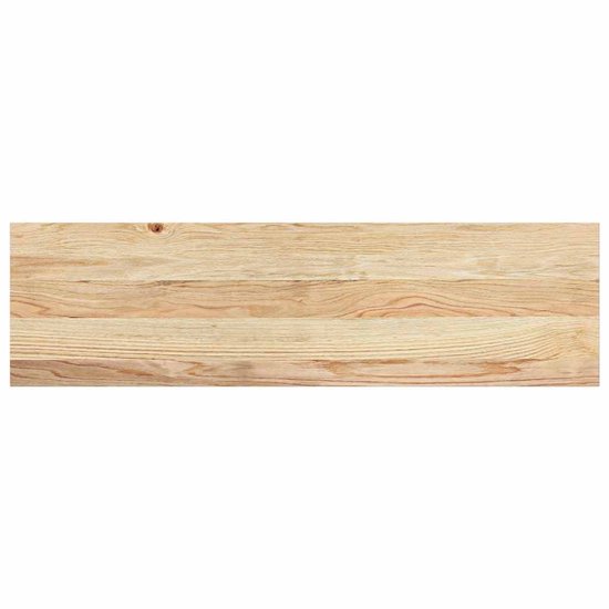 vidaXL - Marches d'escalier - 2 - pcs - 90x25x2 - cm - non traité - massif - eikenhout