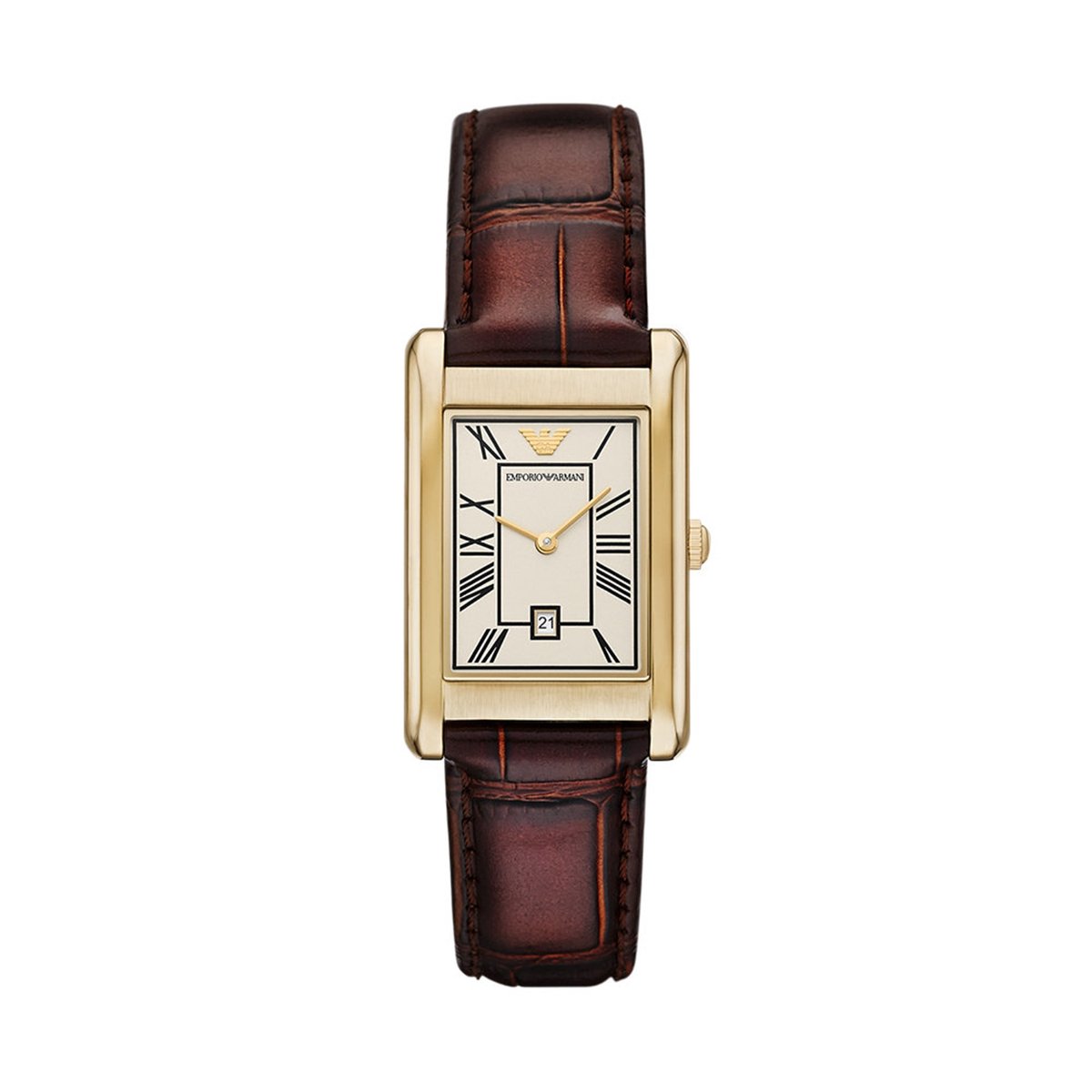 Emporio Armani AR11665 Heren Horloge 25mm - Bruin