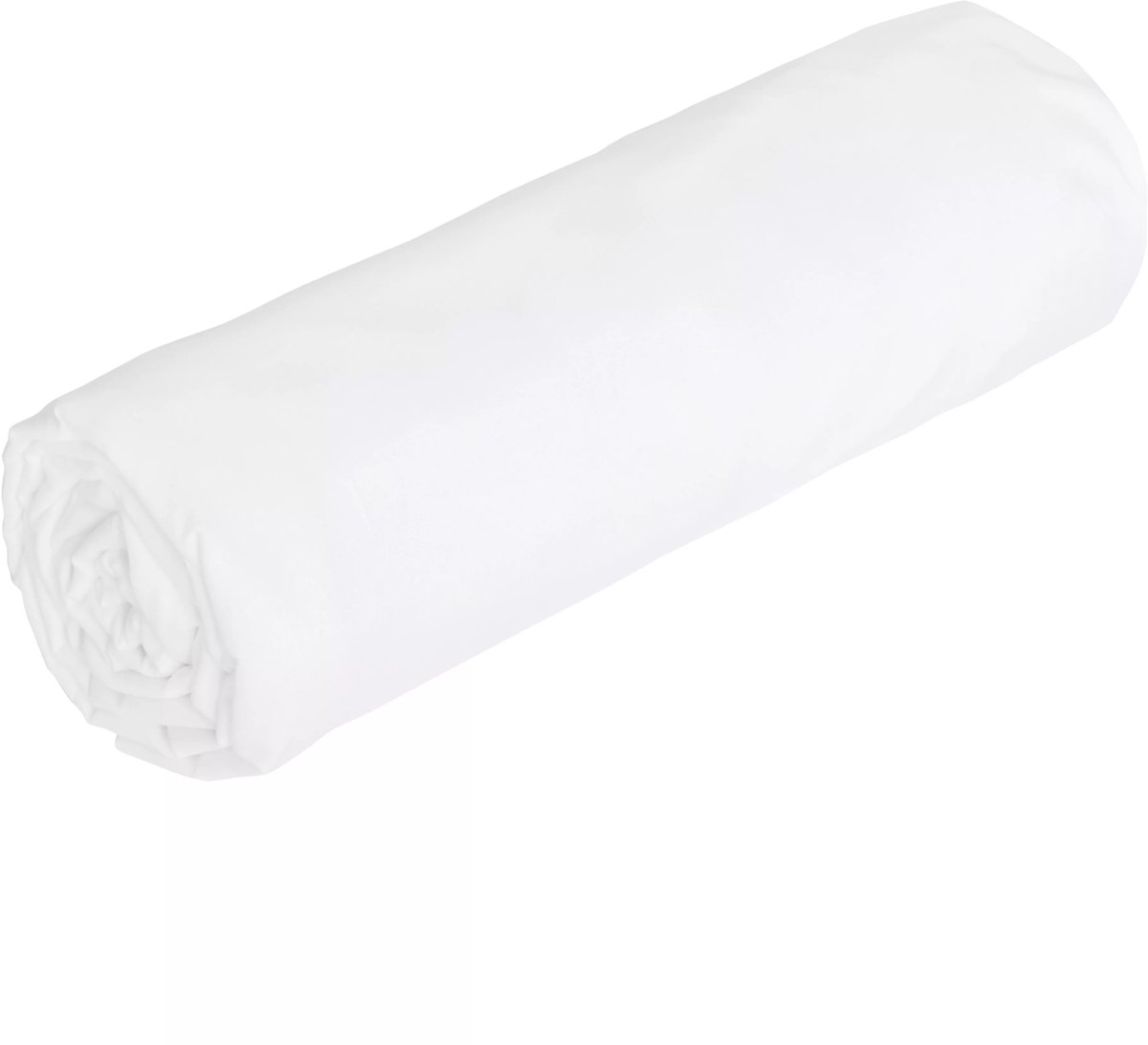 Vente-unique Hoeslaken in satijn 108 draden/cm² - 160 x 200 cm - Instophoogte 30 cm - Wit - TALORA van PALACIO