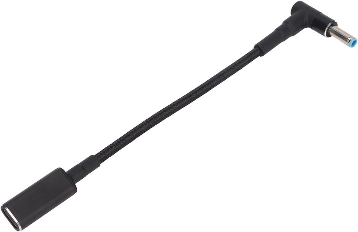 Titel: 100W USB C Naar DC Adapter 4.5x0.6mm Power PD Oplaadkabel - Laptop Oplaadadapter