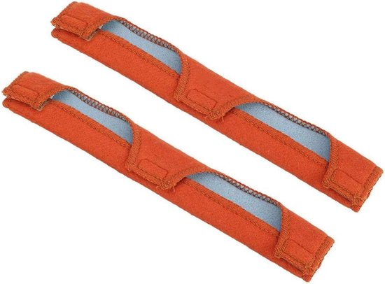 Lot De 6 Bandeaux Anti-transpiration Pour Casque De Soudure - Orange, éponge Absorbante, Taille ~24x4 Cm