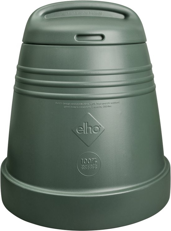 Elho Green Basics Composter 200L - Compostbak voor Moestuin - 100% ...
