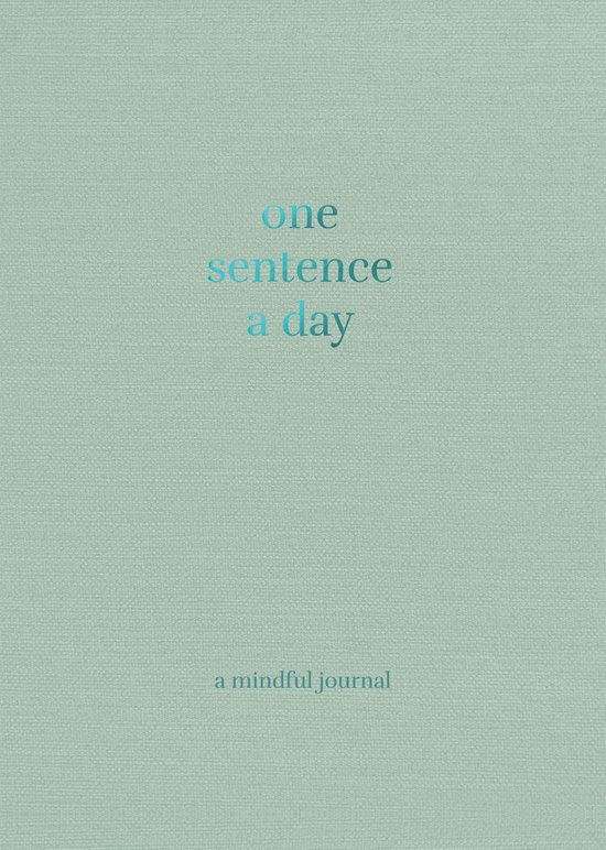One Sentence a Day - cover