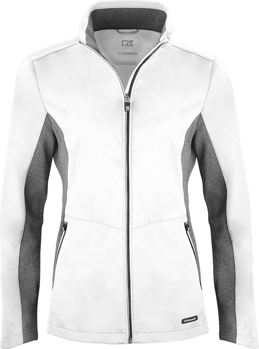 Cutter & Buck Navigate Softshell Jacket Dames 351459 - Wit - XL