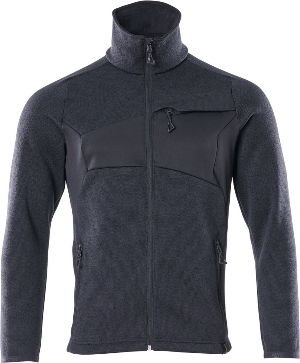 Mascot Accelerate Gebreide trui met rits 18105-951 - donkermarine - 2XL
