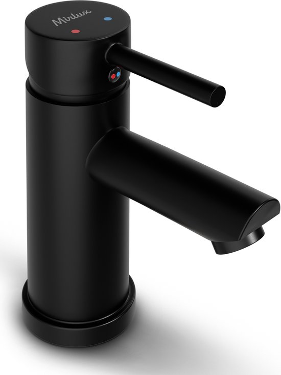 Robinet pour lavabo Mirlux - Zwart