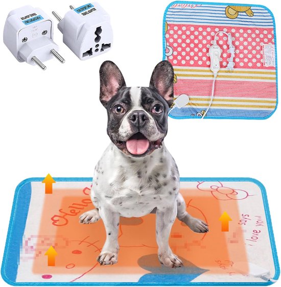 Elektrische Deken voor Honden en Katten - Waterdicht en Geïsoleerd, Afneembare