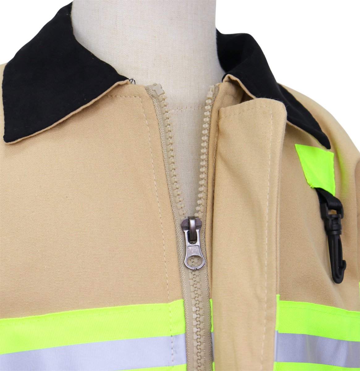 Joya Kids® Brandweer kostuum kind Bruin Geel | Brandweerpak kinderen | Carnavalskleding | Carnaval kostuum | Jongen | Maat L | 7 tot 8 jaar — afbeelding 6