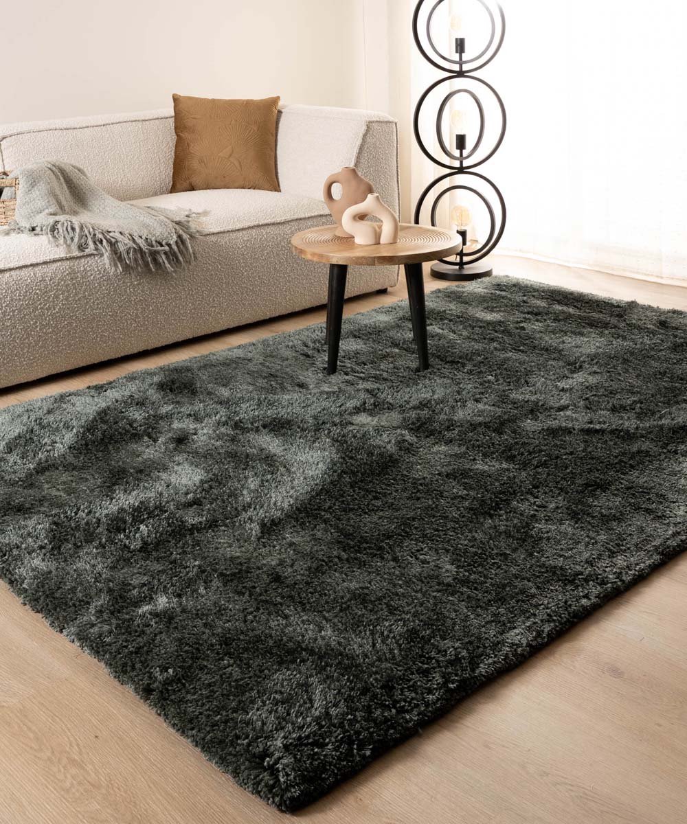 Shaggy vloerkleed - Meadow blauw 140x200 cm