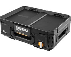 Toughbuilt STACKTECH TB-B1-B-30 gereedschapskist 53 x 40 x 18 cm IP65 + 2x inleg met deksel + 2x inleg + 4x scheidingswand