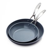 Bol.com GreenPan Valencia Pro Aluminium Koekenpannenset 2-delig - Ø20 en 26cm - PFAS-vrij - inductie - Ovenbestendig 220 graden ... aanbieding