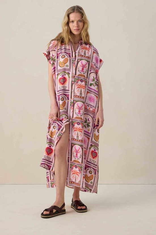 Sissy-Boy Multicolour shirt jurk met print bol