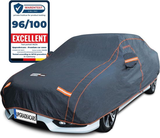 Susy Shop Universele waterdichte autohoes voor auto's, verschillende maten, van Peva-weefsel, 100 g, pluche, weerbestendig, XXL - PEVA 100 g, voor