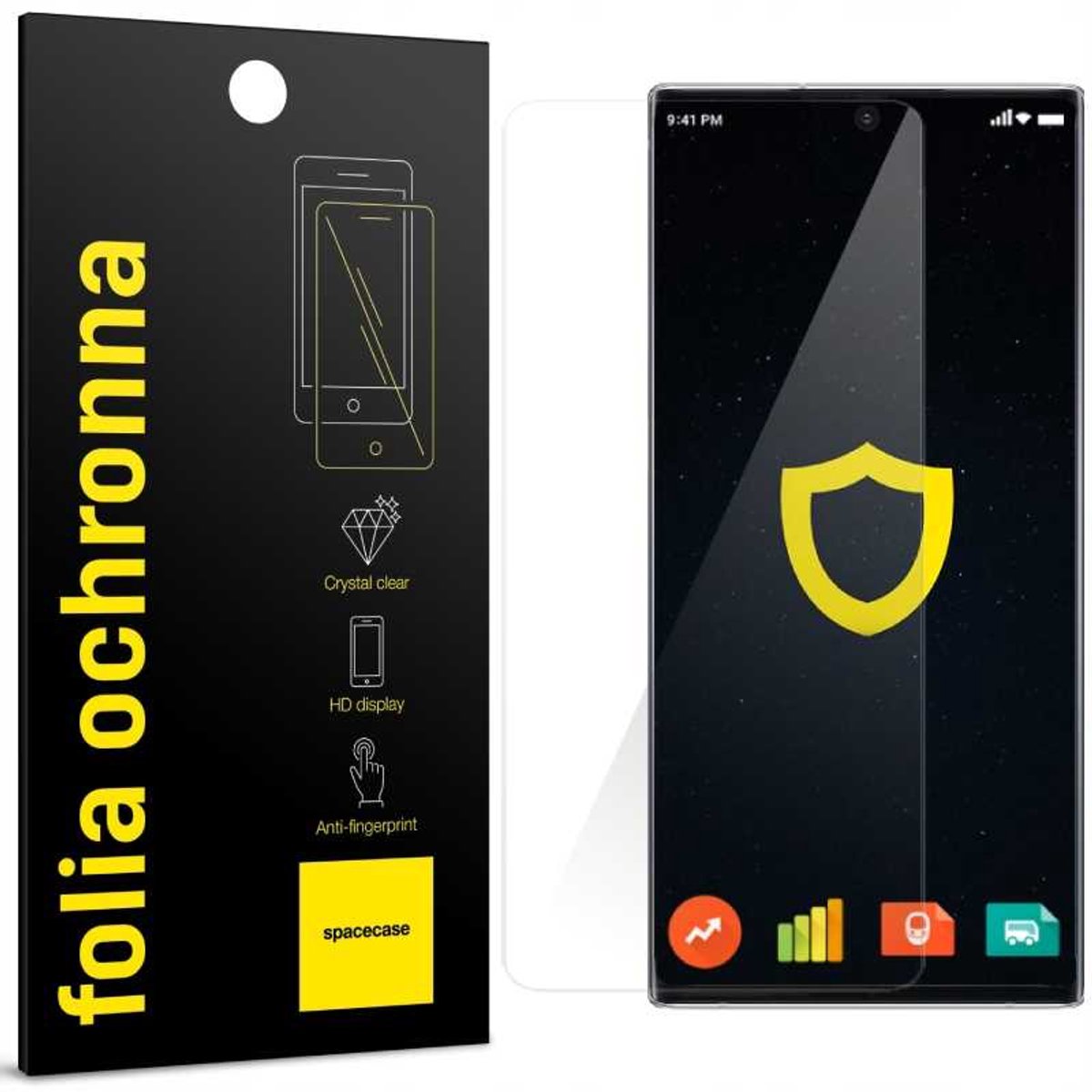Spacecase Hydrogel Gehard Glas Voor Samsung Galaxy Note 10 Beschermende