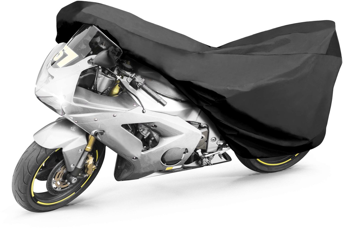 Walser Motorzeil All Weather M - Motorzeil - Motorfietsgarage waterdicht - 215x95x120 cm zwart