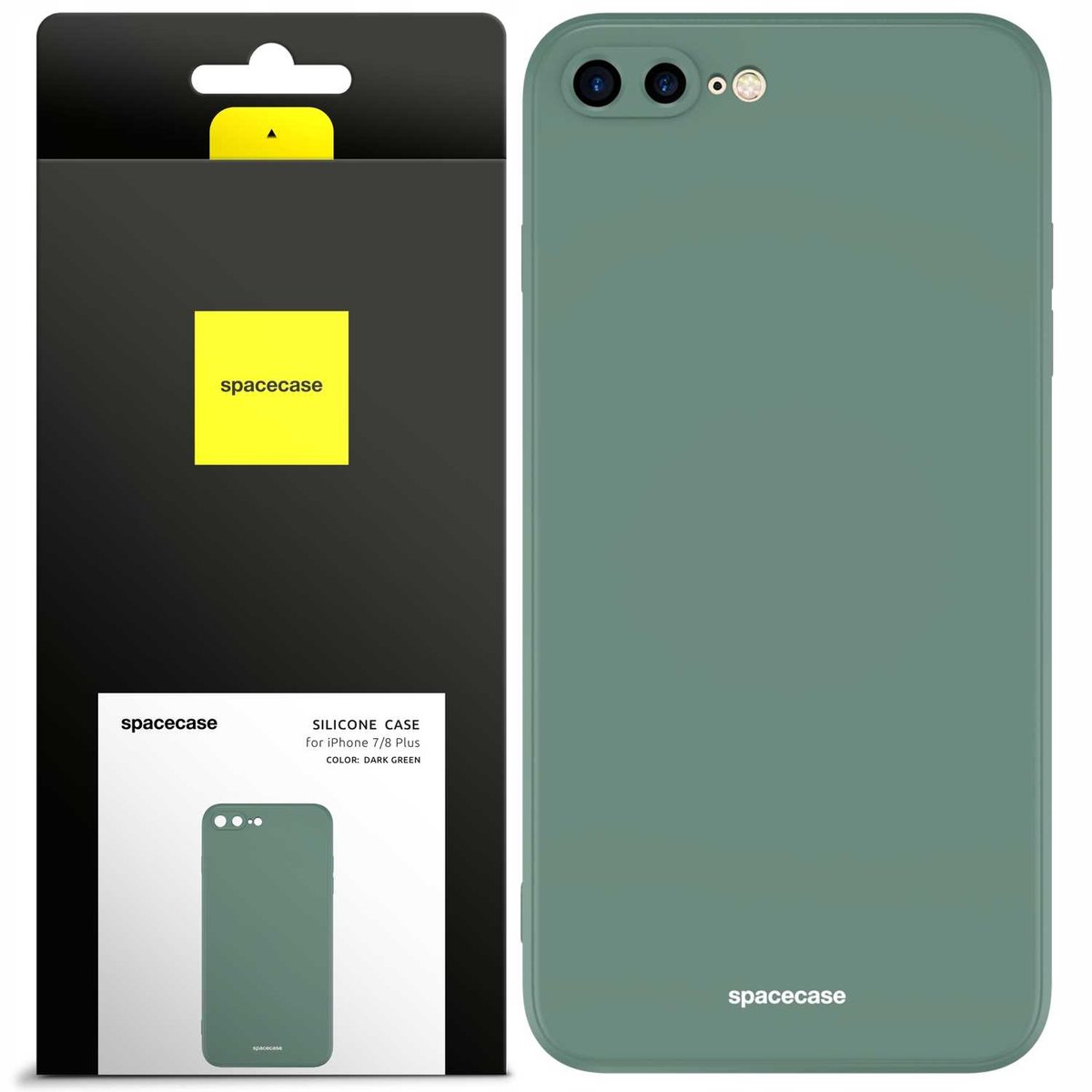 Spacecase Siliconen Hoesje Voor Iphone 7 8 Plus Hoesje Groen
