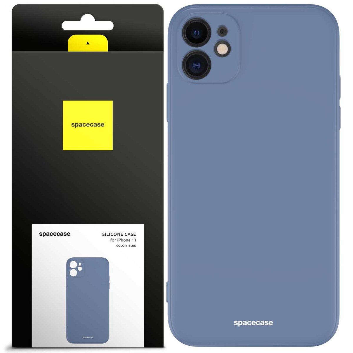 Spacecase Siliconen Hoesje Voor Iphone 11 Blauwe Hoes