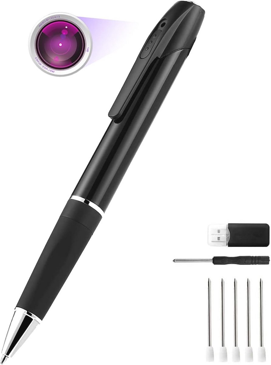 Mini Pen Camera HD 1080p Draagbare Videocamera voor Bewaking en Onderwijs