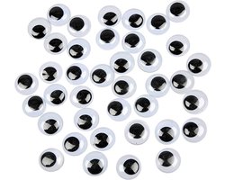 CHPN - Wiebel oogjes - Bewegende oogjes - 32 stuks - 20MM diameter - Grappige oogjes - Gezichtjes maken - Knutsel oogjes - Creatief