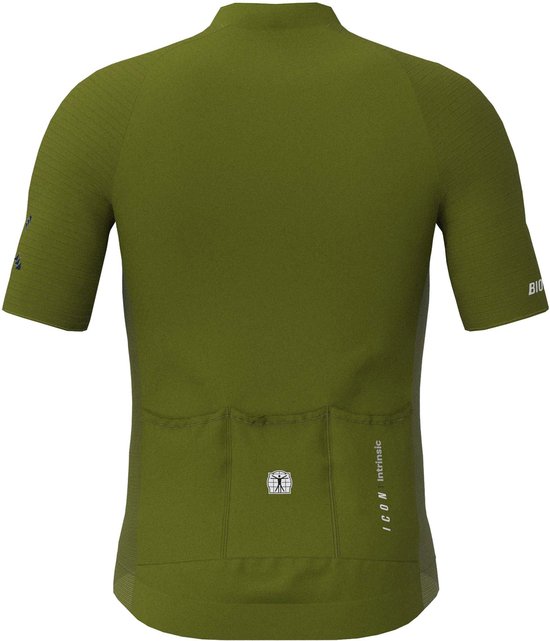 BIORACER Icon - Fietsshirt Zomer - Heren - Tijmgroen - Korte Mouw - Ademend & Aerodynamisch - Maat L