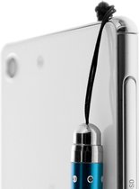 Turquoise Strass intrekbare stylus voor touchscreen - 3,5mm jack-aansluiting