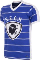 COPA - SC Bastia 1981 - 82 Retro Voetbal Shirt - M - Blauw