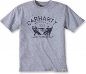Carhartt Hard To Wear Out Graphic Heather Grey T-Shirt Heren