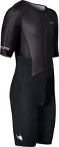 BTTLNS trisuit - triathlon pak - PRO Aero trisuit - trisuit korte mouw heren - langeafstand triathlon - Nemean 1.0 - zwart - S