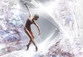 Fotobehang Dancer Abstract | XXXL - 416cm x 254cm | 130g/m2 Vlies
