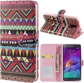 Tribal stijl portemonnee hoesje Note 4