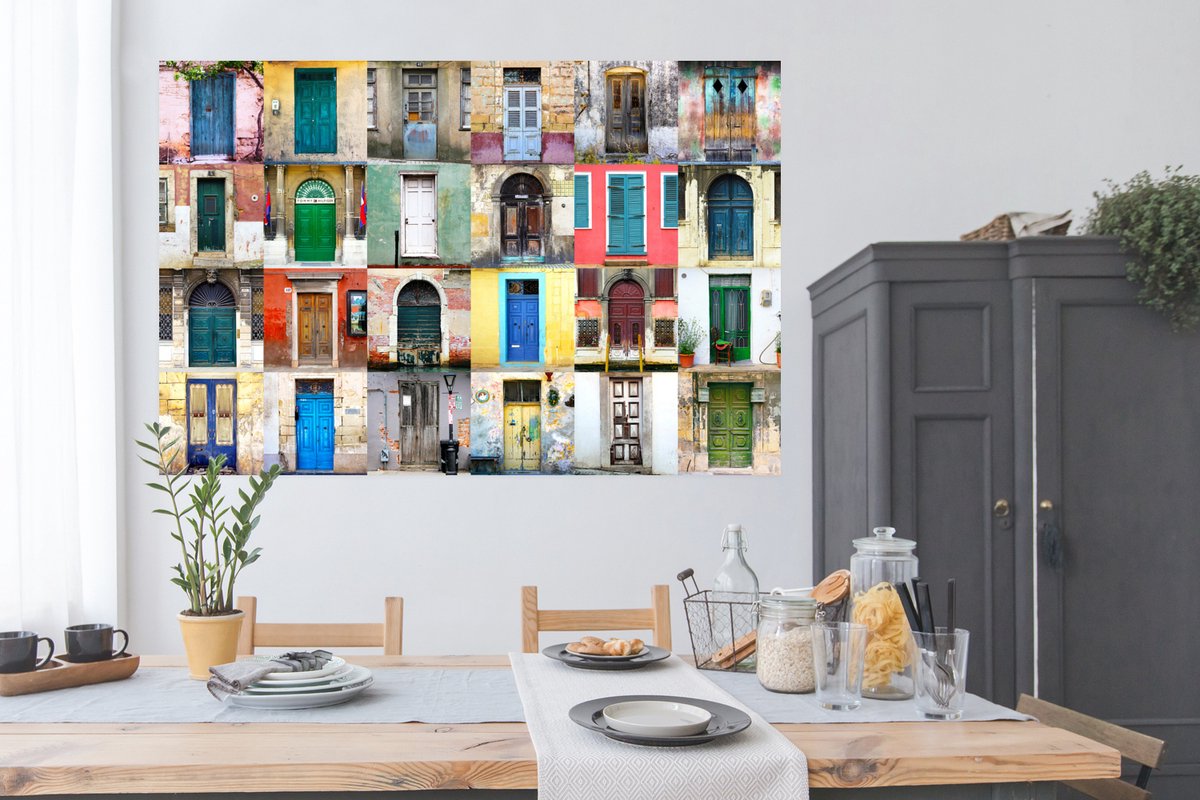 Deuren - Regenboog - Architectuur - Collage