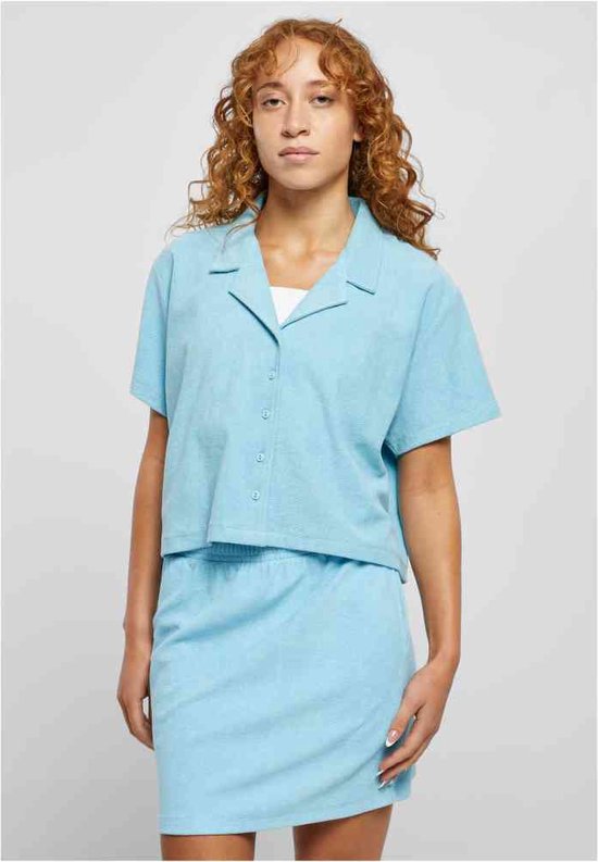 Urban Classics - Towel Resort Blouse - 5XL - Blauw