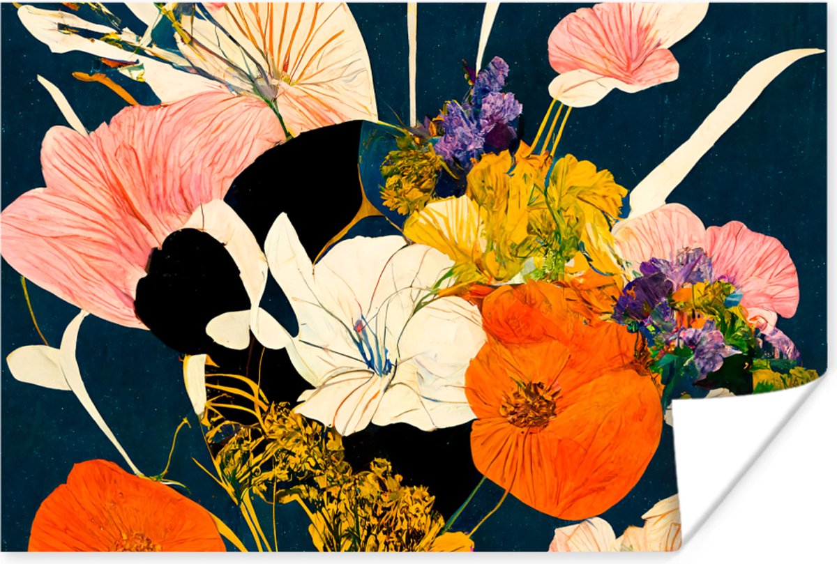 Bloemen - Vaas - Schilderij - Planten