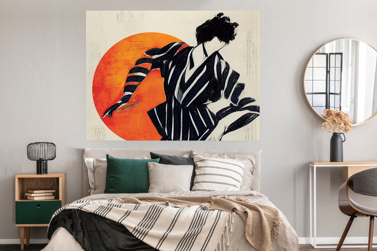 Vintage - Danser - Zon - Zwart - Wit