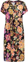 Robe Geisha Robe Imprimé Floral 37475 20 Coral/violet Combi Dames Taille - XL