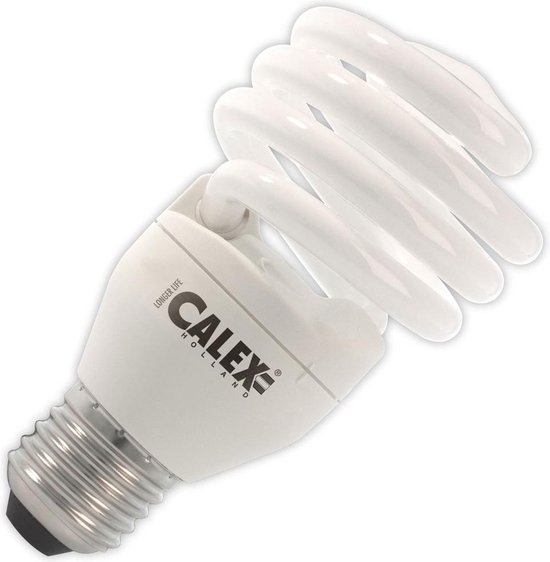 Calex spaarlamp spiraal 24W (vervangt 157W) grote fitting E27 warm-wit |  bol.com